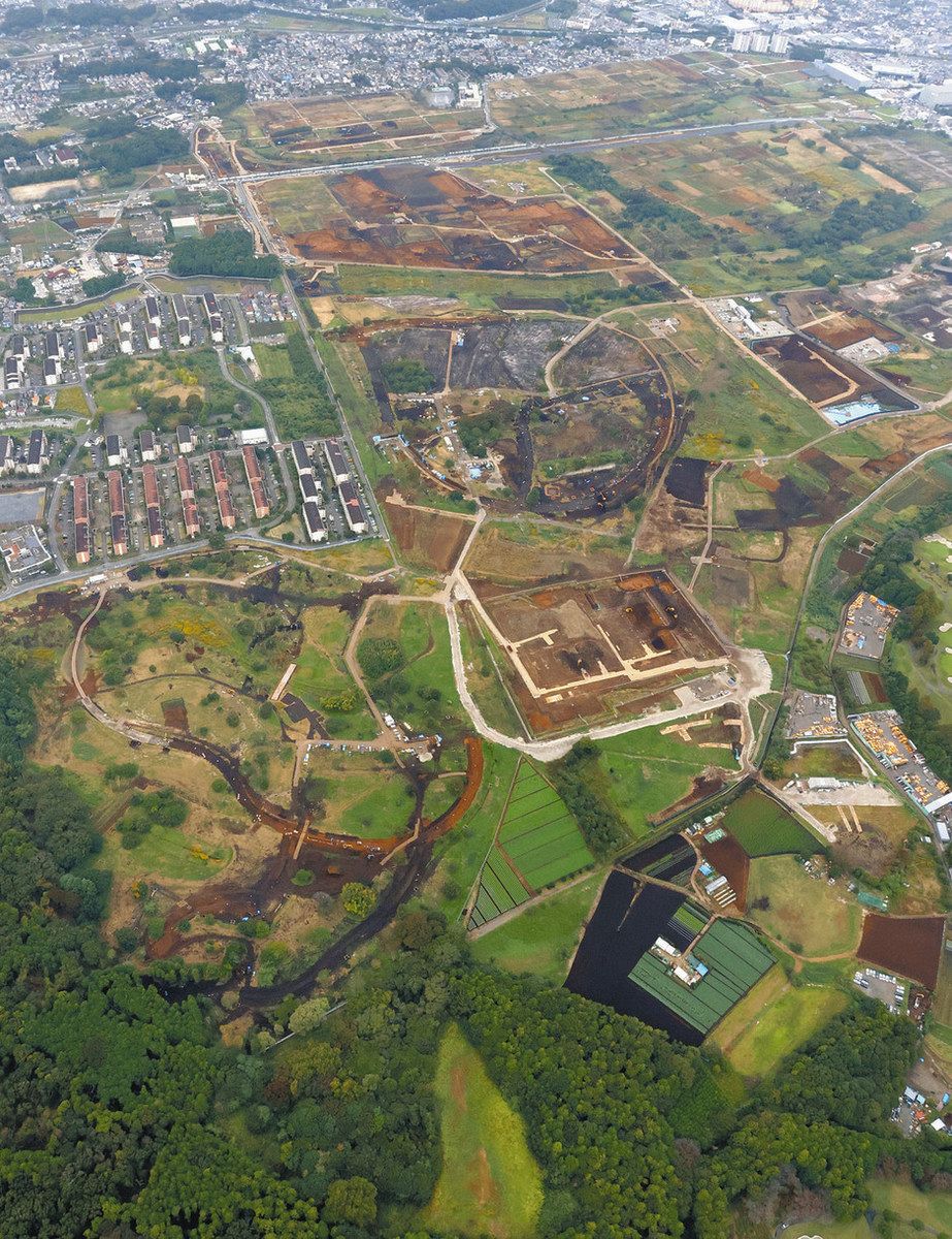 米軍の建物 残っていたら… 旧上瀬谷通信施設の図面や模型 横浜の田代