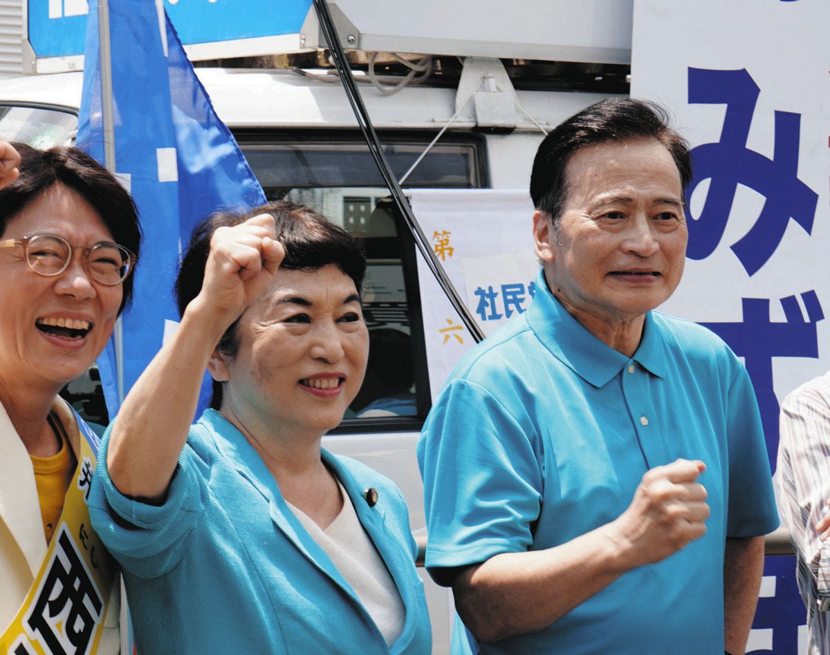 東京新聞のニュース記事「「崖っぷち」の社民党 かつての最大野党が政党でなくなる危機 取材で聞こえた有権者の声は…」の画像
