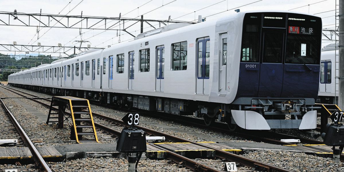 東武東上線の新型通勤電車90000系、前面は「逆スラント式」 川舟を