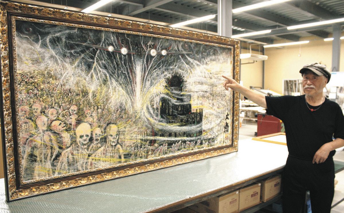 82歳の画家が初めて描いた戦争の絵 「命を削っても死ぬ前に…」幼少期の