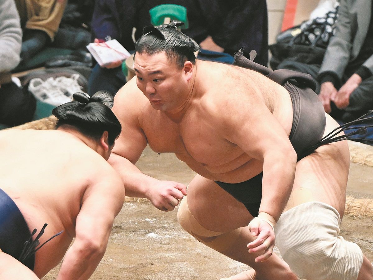 北日本新聞☆日刊朝乃山☆2020年1月・3月・7月・9月・2021年1月・特別号 再入幕の朝乃山、恩師の命日に決めた約2年ぶり幕内勝ち越し…首位に1差