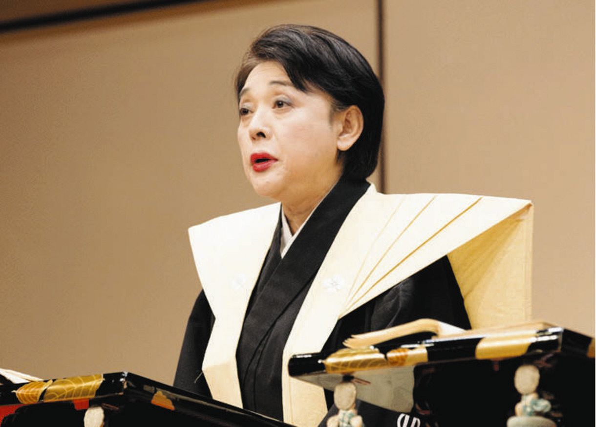 竹本越孝「集大成に」 女流義太夫、舞台歴50年 朗読劇「呂昇物語より 