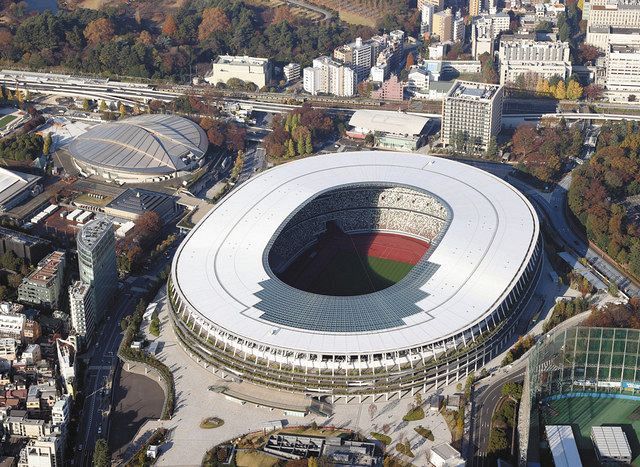 National Stadium, the main venue of the Tokyo Olympics