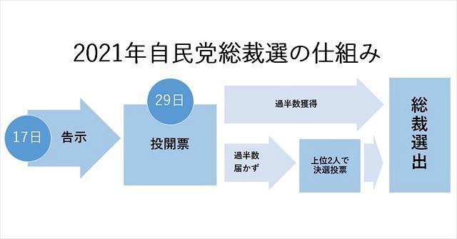 自民党総裁選の仕組みは？誰が投票できる？　仕組みを解説　：東京新聞 TOKYO Web