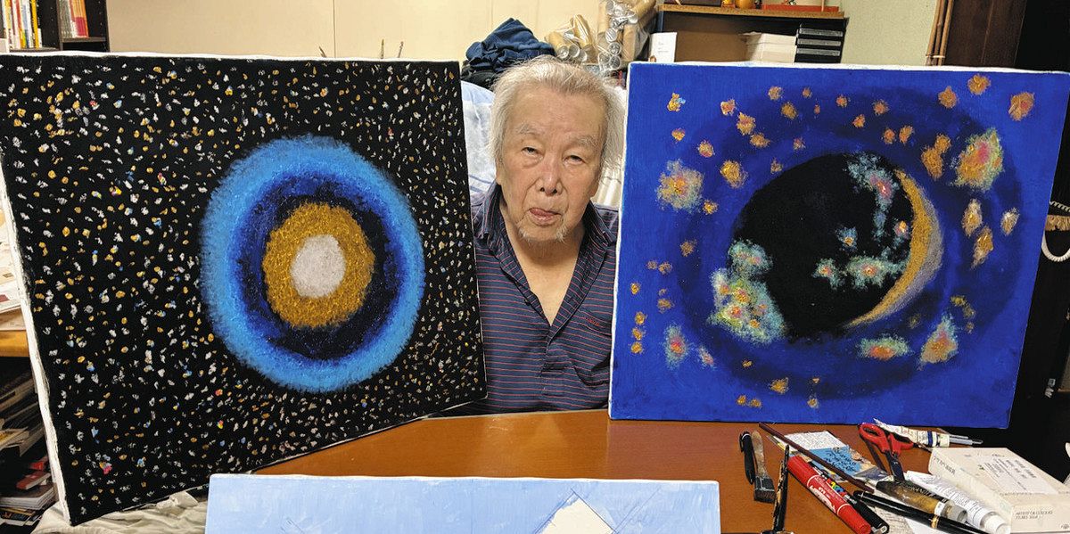 横浜大空襲描いた100歳の増田さん 29日からの戦争展で披露 未来へ託す