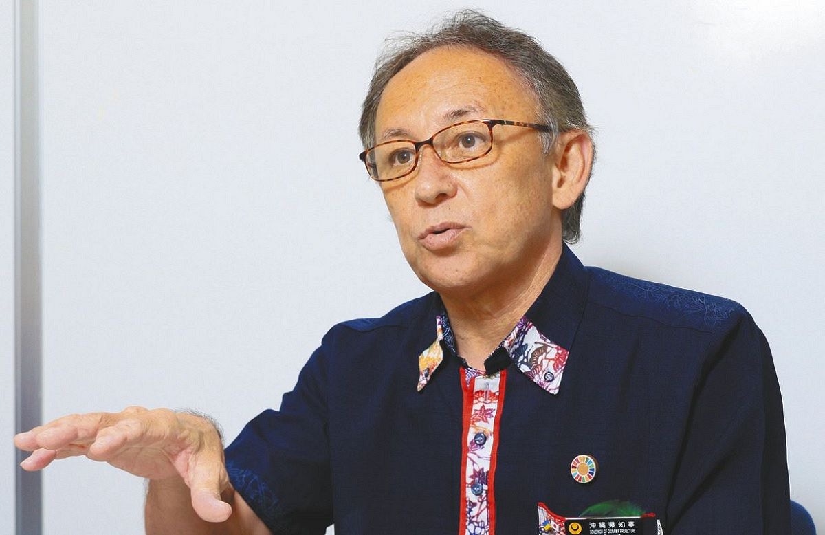沖縄県の玉城デニー知事（2022年7月撮影）