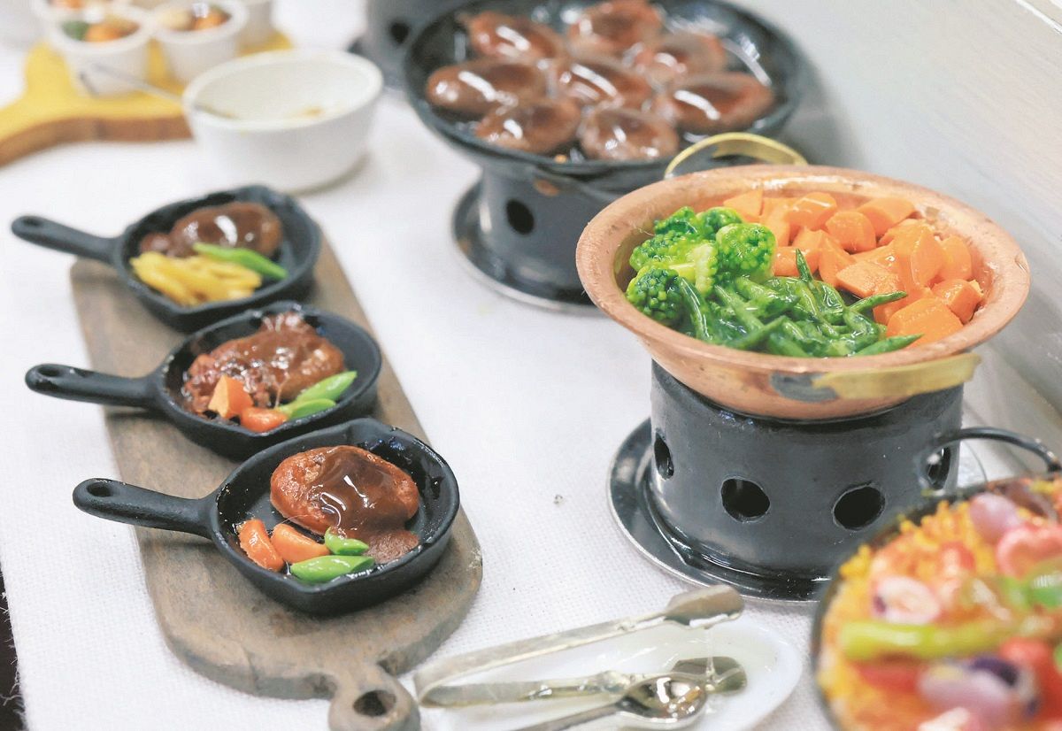 1/12ドールハウス ミニチュア リーメント●バイキング 料理 食器●ミニ厨房庵 暮らしの匂いがただよう「小さな世界」 ドールハウス専門店・ミニ厨房 その他