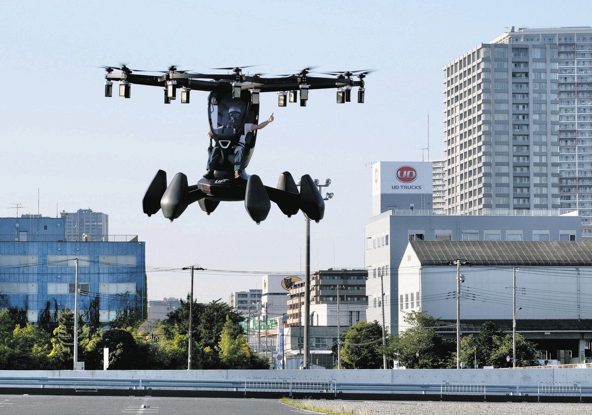 2030年度 空飛ぶクルマ 市街地運航 東京都が工程案示す：東京新聞デジタル
