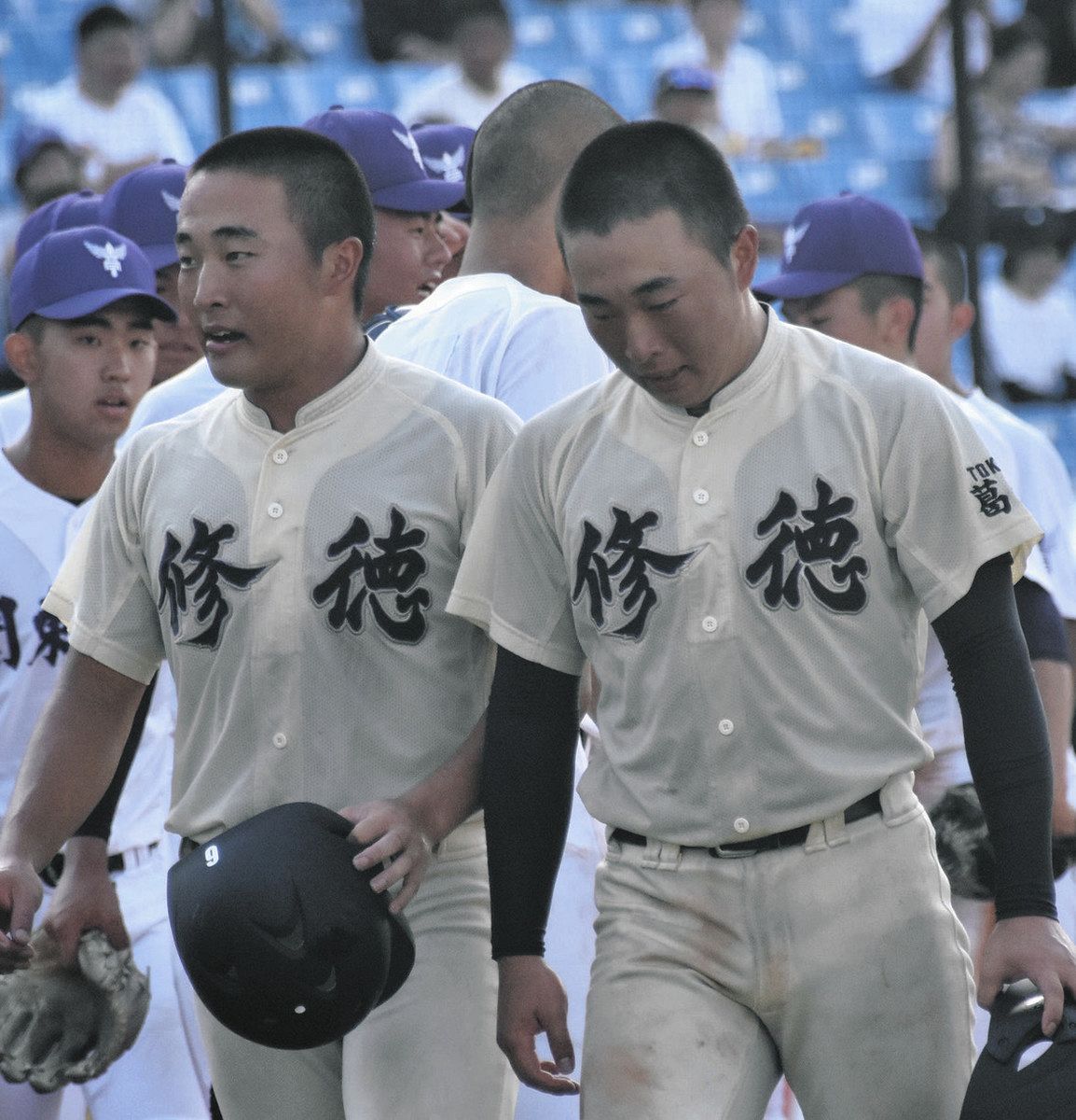 2人でやり切れ、後悔なし 修徳（3年）・斎藤純捕手、紘選手＜高校野球・東東京＞：東京新聞デジタル