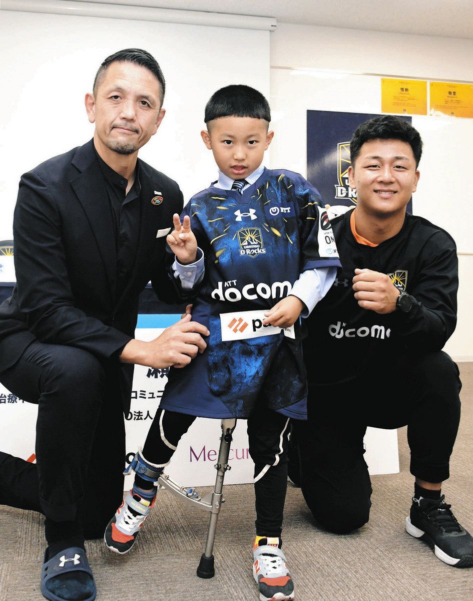 浦安D-Rocksに小さな戦力が入団 長期療養中の6歳児・瀬戸口さん
