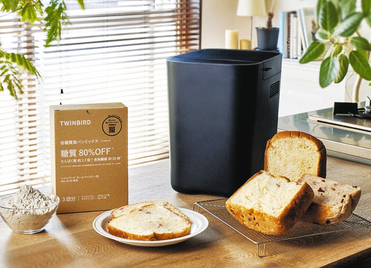 ホームベーカリーツインバード　メニュー豊富タイマー付き　パン焼き機　新品未使用 sub_goods-01104_s2.jpg
