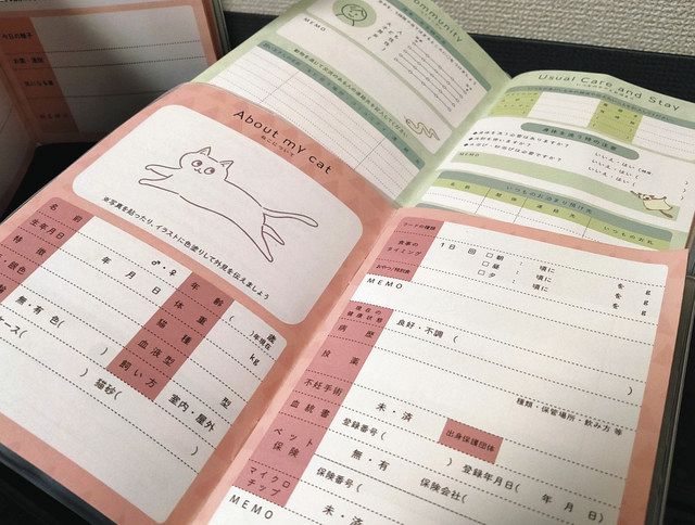 飼い猫の死を防ぎたい もしもの時の「ねこ手帳」人気 「私になにかあっ 