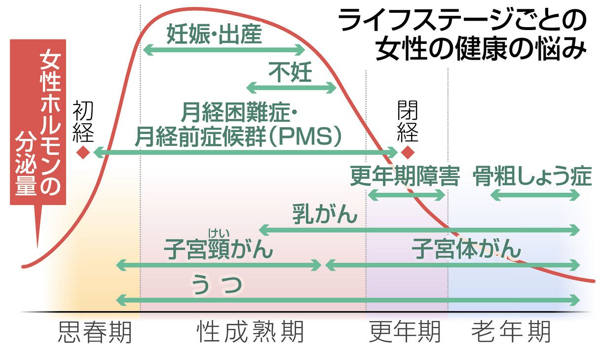 女性と健康＞「性差医療」の視点 大切に 小宮ひろみ・女性の健康 ...