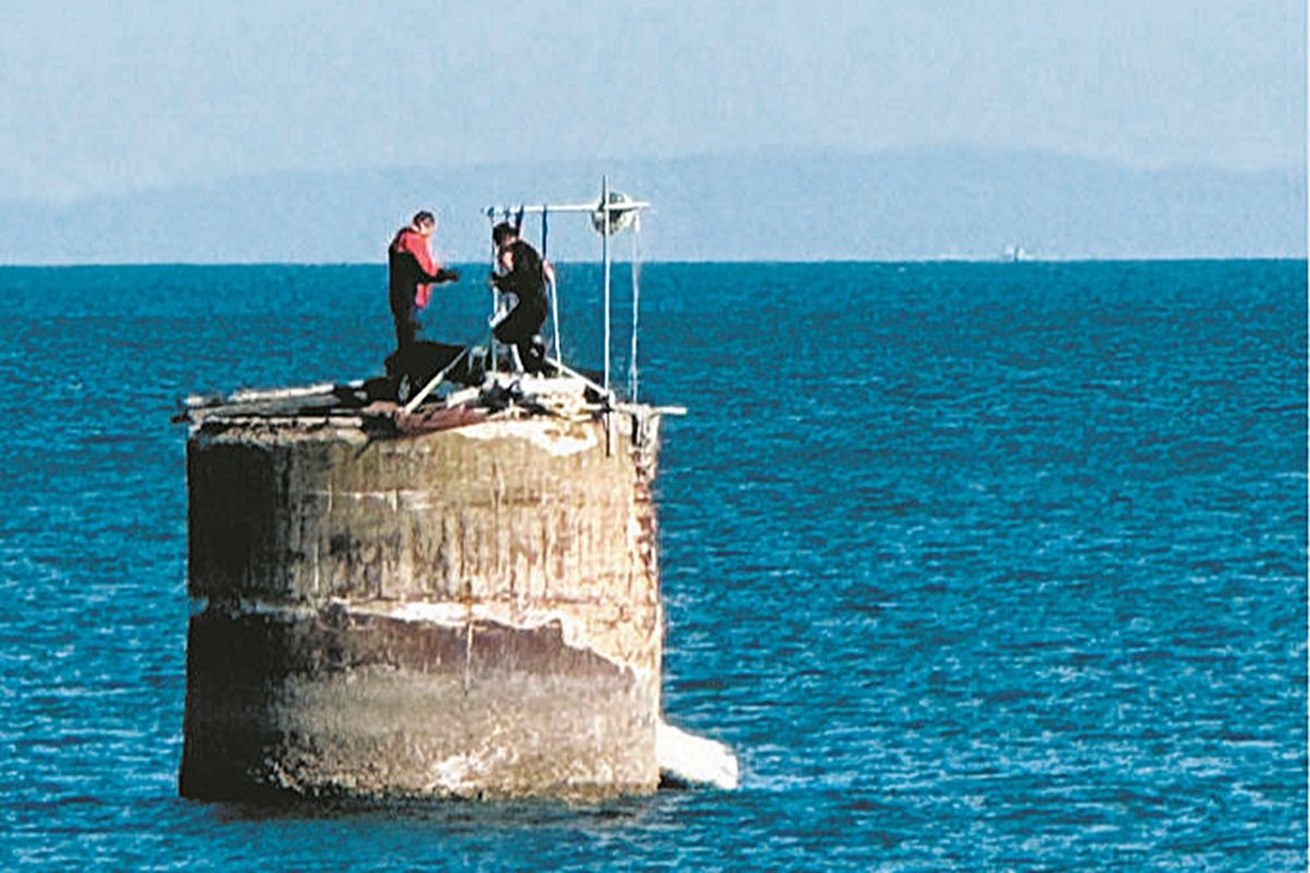 海中眠る遺骨に「一歩ずつ近づいている」 戦中水没した長生炭鉱、4回目