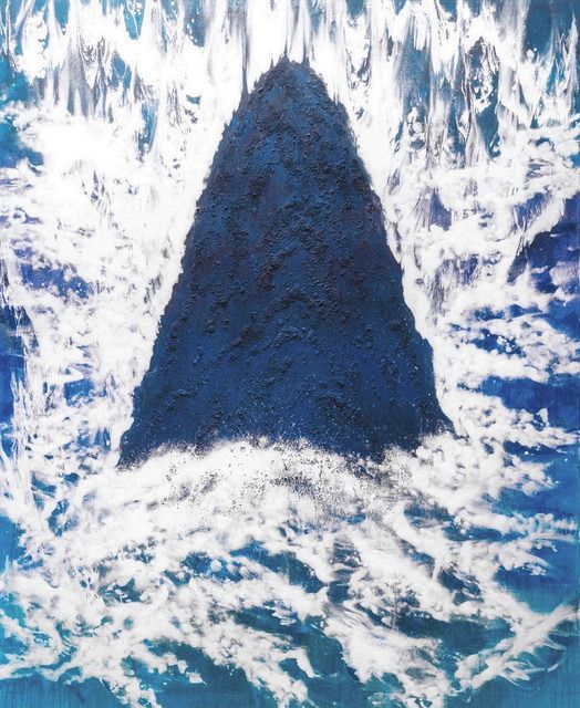 揺れる水の風景描き40年 日本画家・間島さん回顧展 五浦美術館13日から