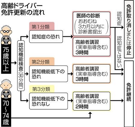 高齢ドライバー 実車試験 に賛否 安全運転判定 警察庁が導入議論 東京新聞 Tokyo Web