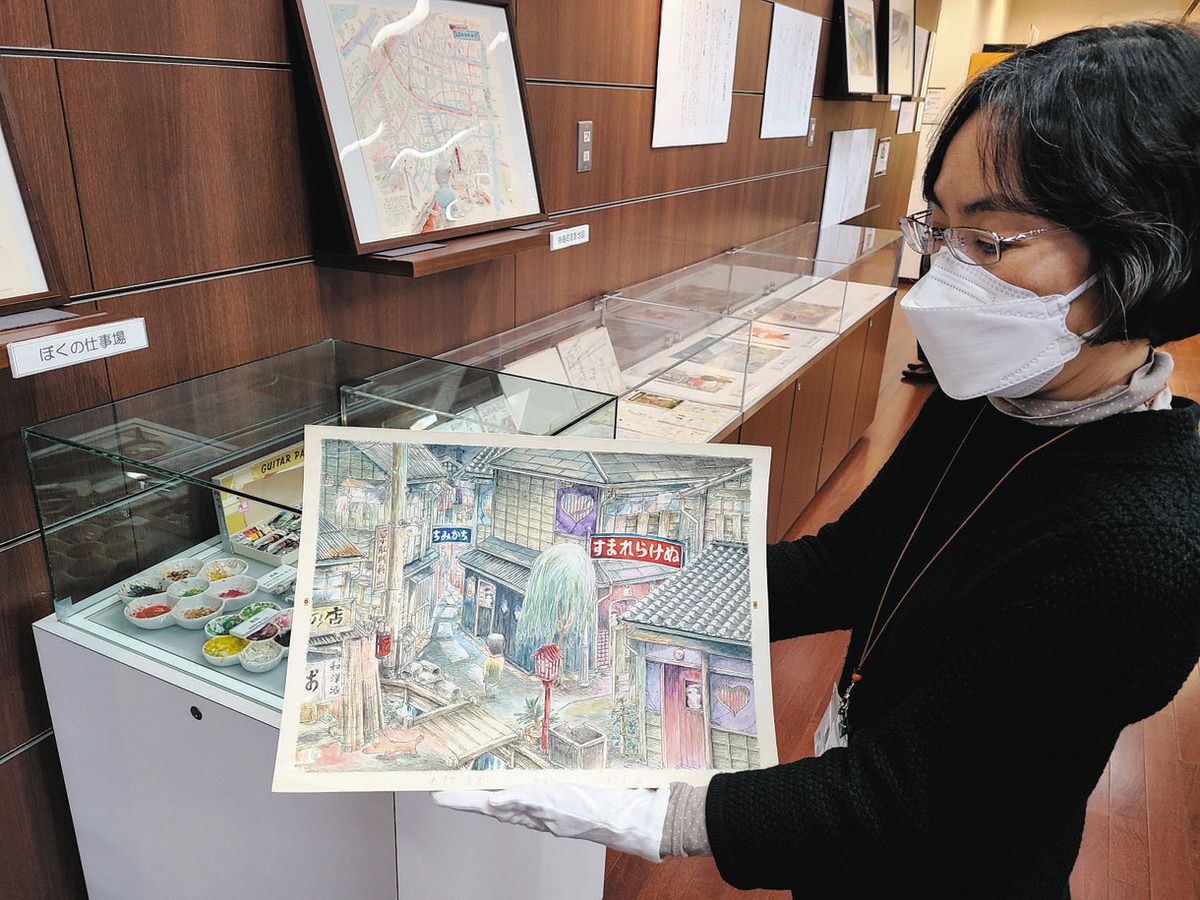 優しいタッチ 昭和のすみだ 地元ゆかりの漫画家・滝田ゆうさんの絵