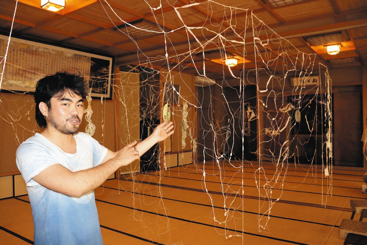 日本画 原画 抽象画 和紙 銀泥 村上里沙 作「清」SO号 一点もの 落款