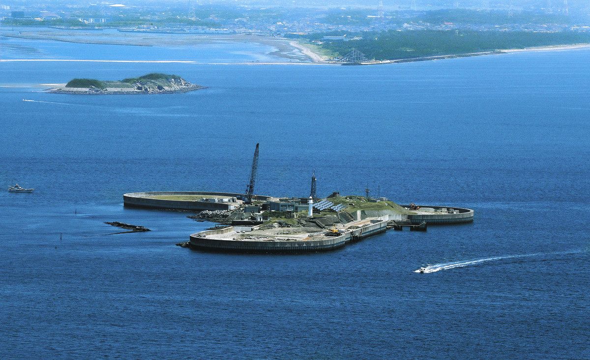 望 ～都の空から＞第二海堡 要塞が伝える土木技術：東京新聞デジタル