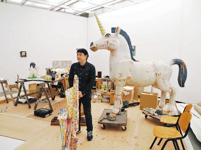自分なりの動物に 千葉市美術館で彫刻家・三沢厚彦さんが個展 大迫力の