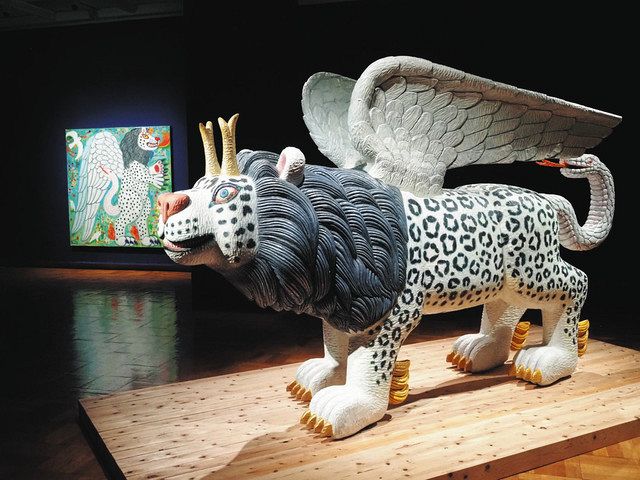 自分なりの動物に 千葉市美術館で彫刻家・三沢厚彦さんが個展 大迫力の