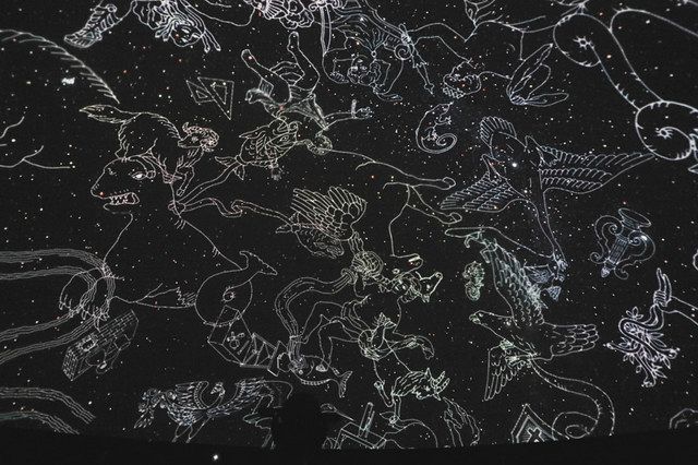星と星座を投影するコスモプラネタリウム 