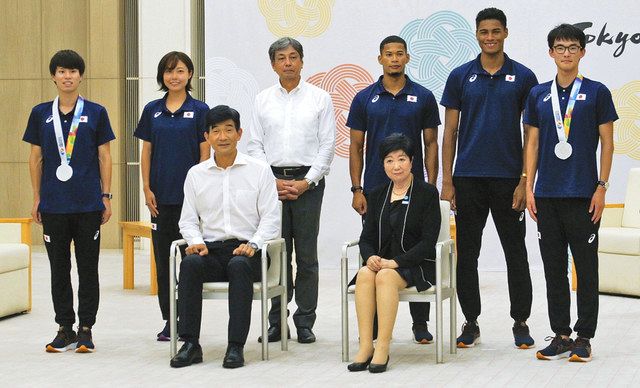 メダル獲得、知事に報告 世界陸上の日本代表:東京新聞デジタル