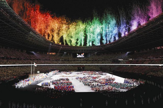 東京パラリンピックの開会式で打ち上げられる花火