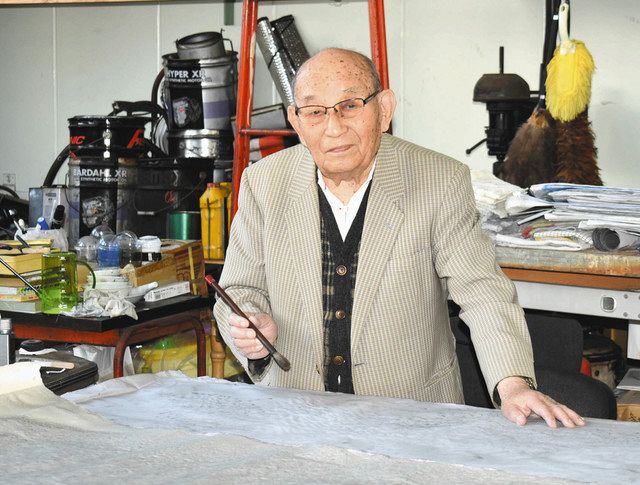 葛飾の水墨画師・高野加一さん「新日春展」入選 99歳、尽きぬ創作意欲：東京新聞デジタル