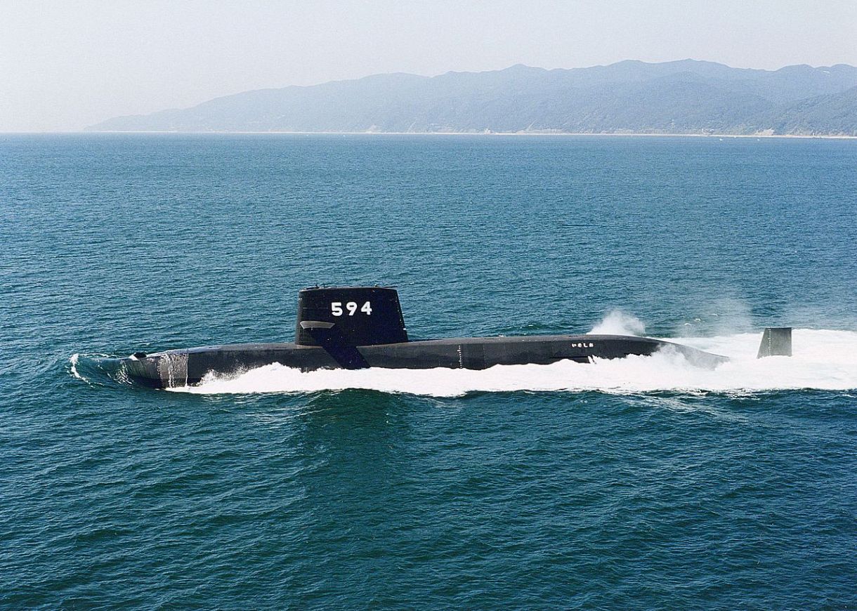 海上自衛隊の潜水艦（出典：海上自衛隊ホームページ）