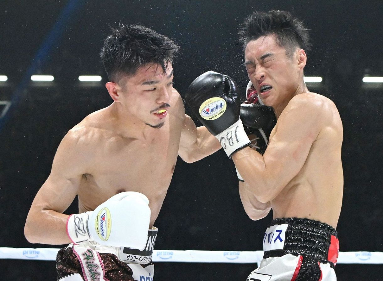 中谷潤人が王座統一！ 西田凌佑に6回TKO勝ち：東京新聞デジタル