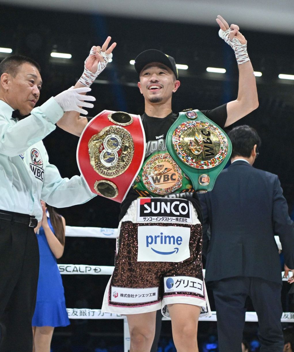 〈新品〉中谷潤人×西田凌佑 統一戦記念タオル ボクシング】中谷潤人VS西田凌佑の統一戦のレフェリー、ジャッジ