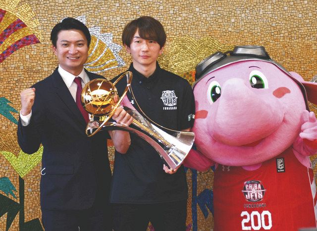 千葉ジェッツ とったぜ てっぺん 連覇で来年こそパレードしたい 船橋市長に優勝報告 東京新聞 Tokyo Web