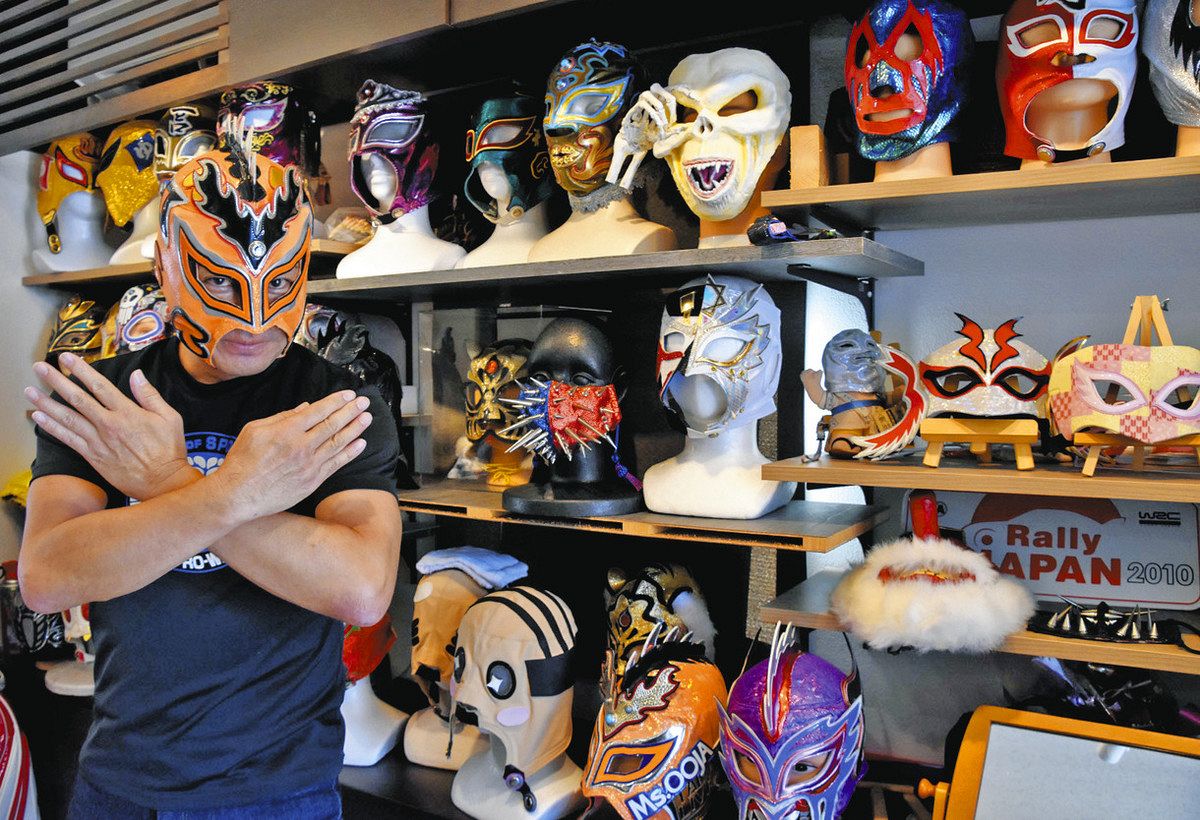 プロレスマスクの魅力を広く知って シイタケマンこと長泉町・柏木英明