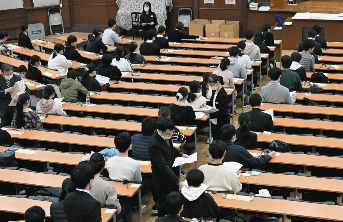大学入学共通テスト初日 出願者は49万人で7年ぶり増加【解答速報