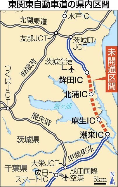 東関道水戸線の未開通区間 行政代執行で民有地を強制収用 全線開通向け工事本格化 東京新聞 Tokyo Web
