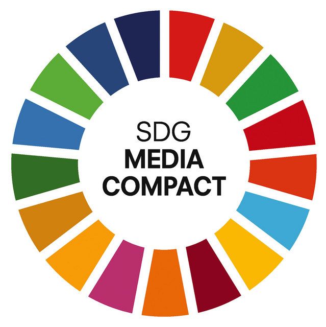 国連「ＳＤＧメディア・コンパクト」のロゴ