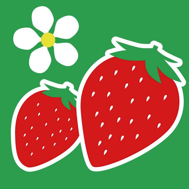 イチゴのデザインに一新するカントリーサイン（藤岡市提供）
