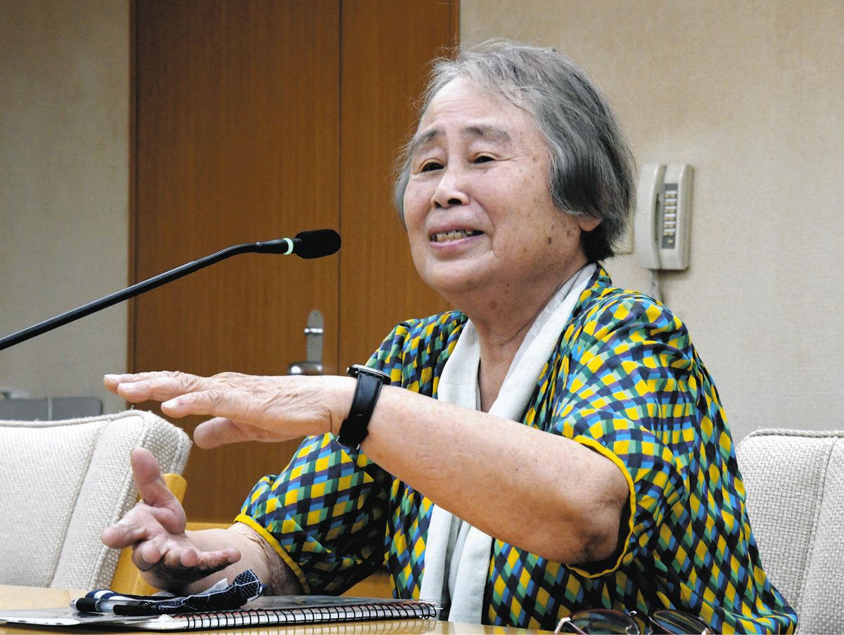 戦争は愚か。私も草を食べて生きた」広島で被爆した田中千代さんが語っ