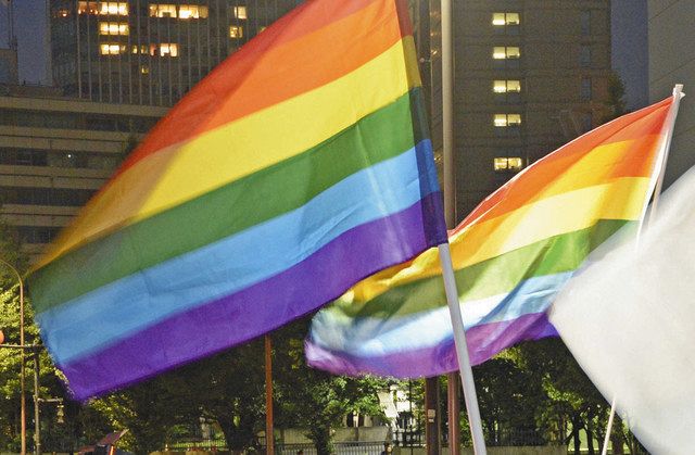 LGBTQを象徴する虹色フラッグ（イメージ写真）