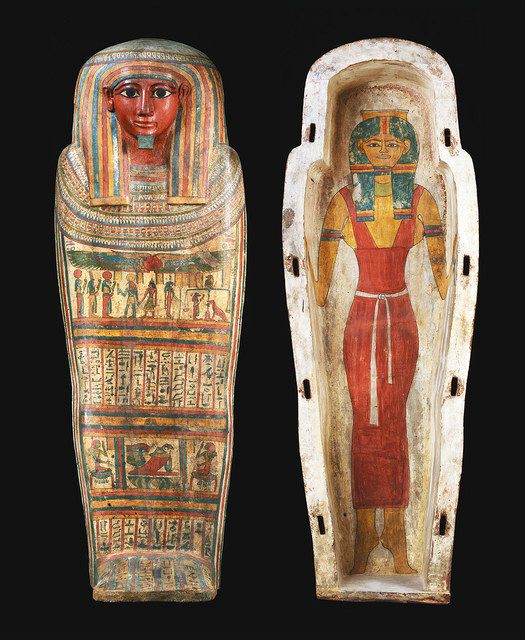 立つ棺、透けるミイラ ライデン国立古代博物館所蔵 古代エジプト展 ４ 