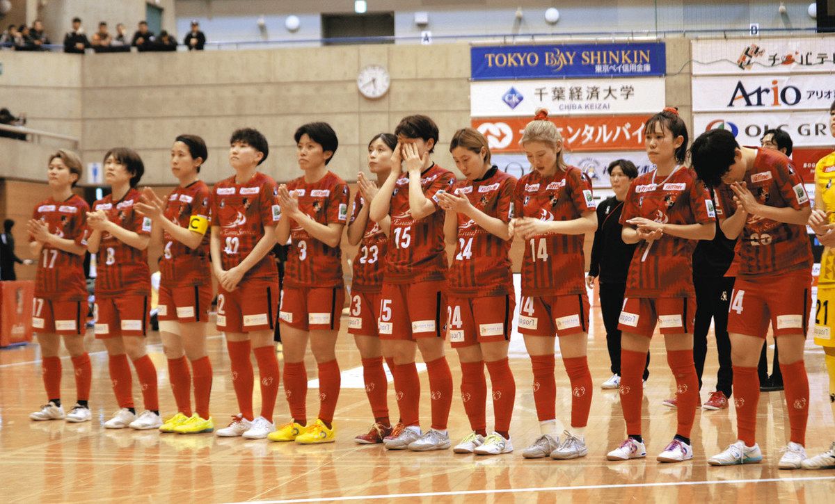浦安ラス・ボニータス準優勝 フットサル女子Fリーグ W杯代表6人輩出も