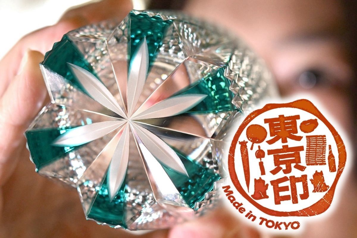 輝く天気雨も、弾ける炭酸の泡も ガラス工芸「江戸切子」の伝統工芸士