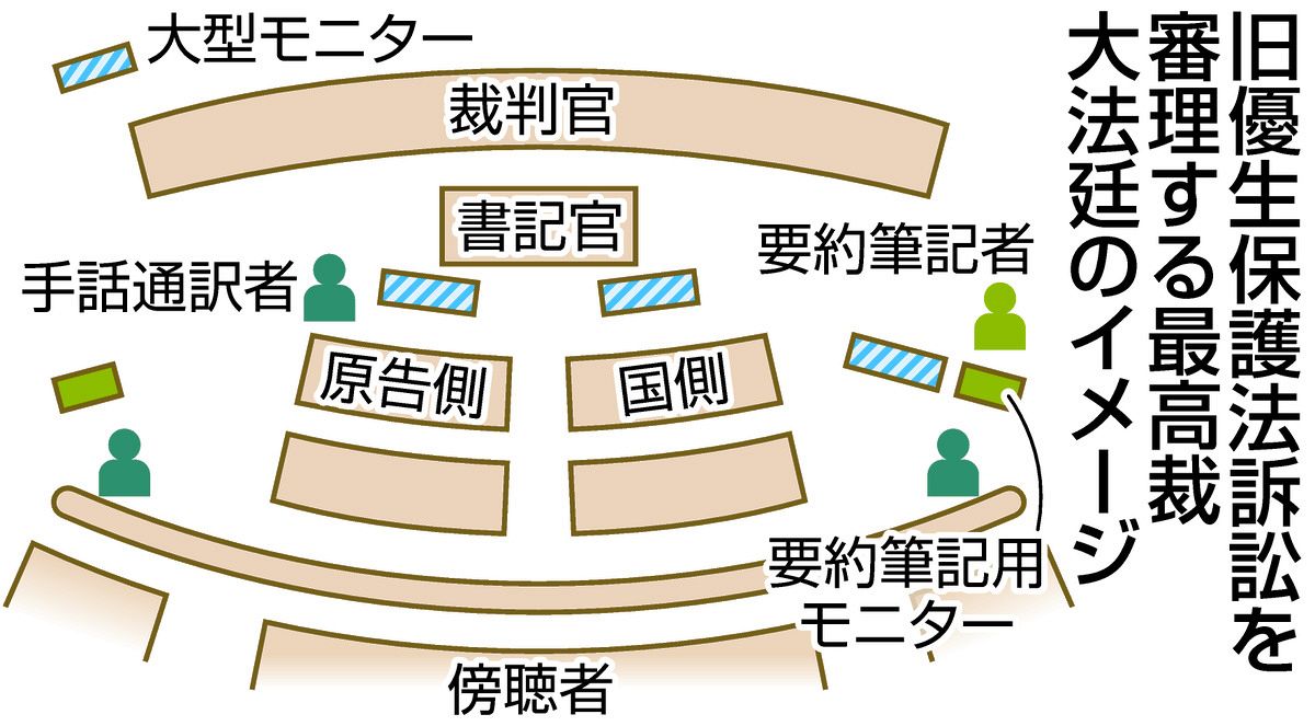 法廷に手話通訳者、点字資料も… 強制不妊訴訟で最高裁が見せた「障害者への配慮」、さらに改善の余地が：東京新聞デジタル