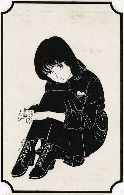 彼女 江口寿史 イラストレーション展＞デビュー作 すすめ!!パイレーツ