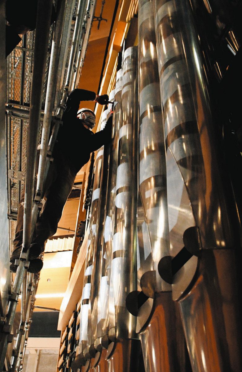 パイプオルガンまたね！ 習志野文化ホール、施設の再開発延期で暫定