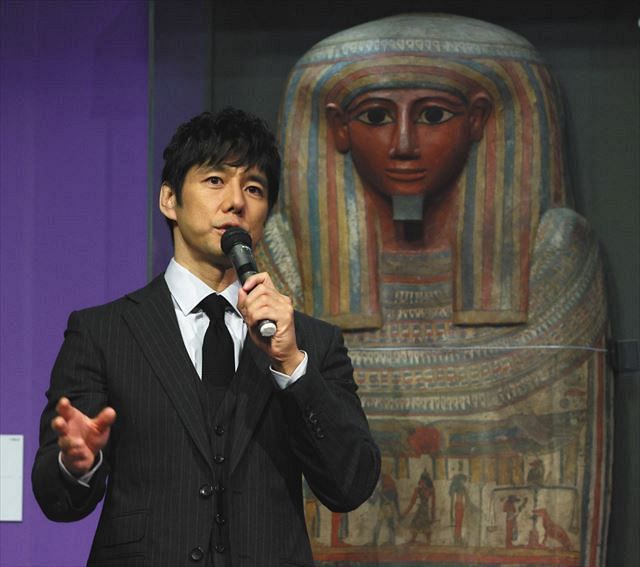 西島秀俊さん ミイラにはなりたくない と本音ポロリ それでも古代エジプト展をpr 東京新聞 Tokyo Web