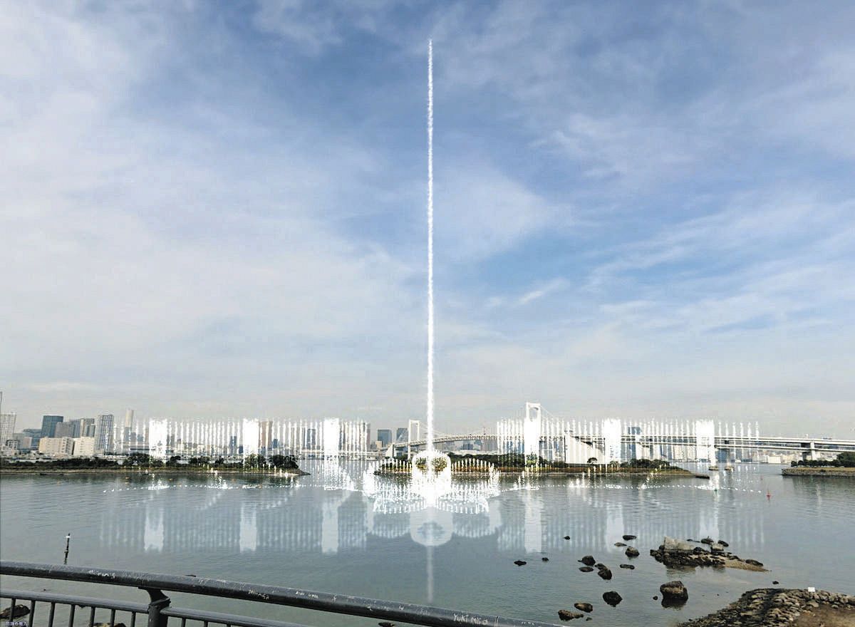 お台場「世界最大級の噴水」、整備費は26億円超 維持管理に年間最大2億円、毎年3000万人の来客見込む：東京新聞デジタル