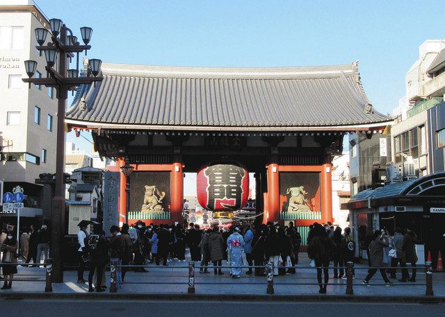 浅草寺の雷門
