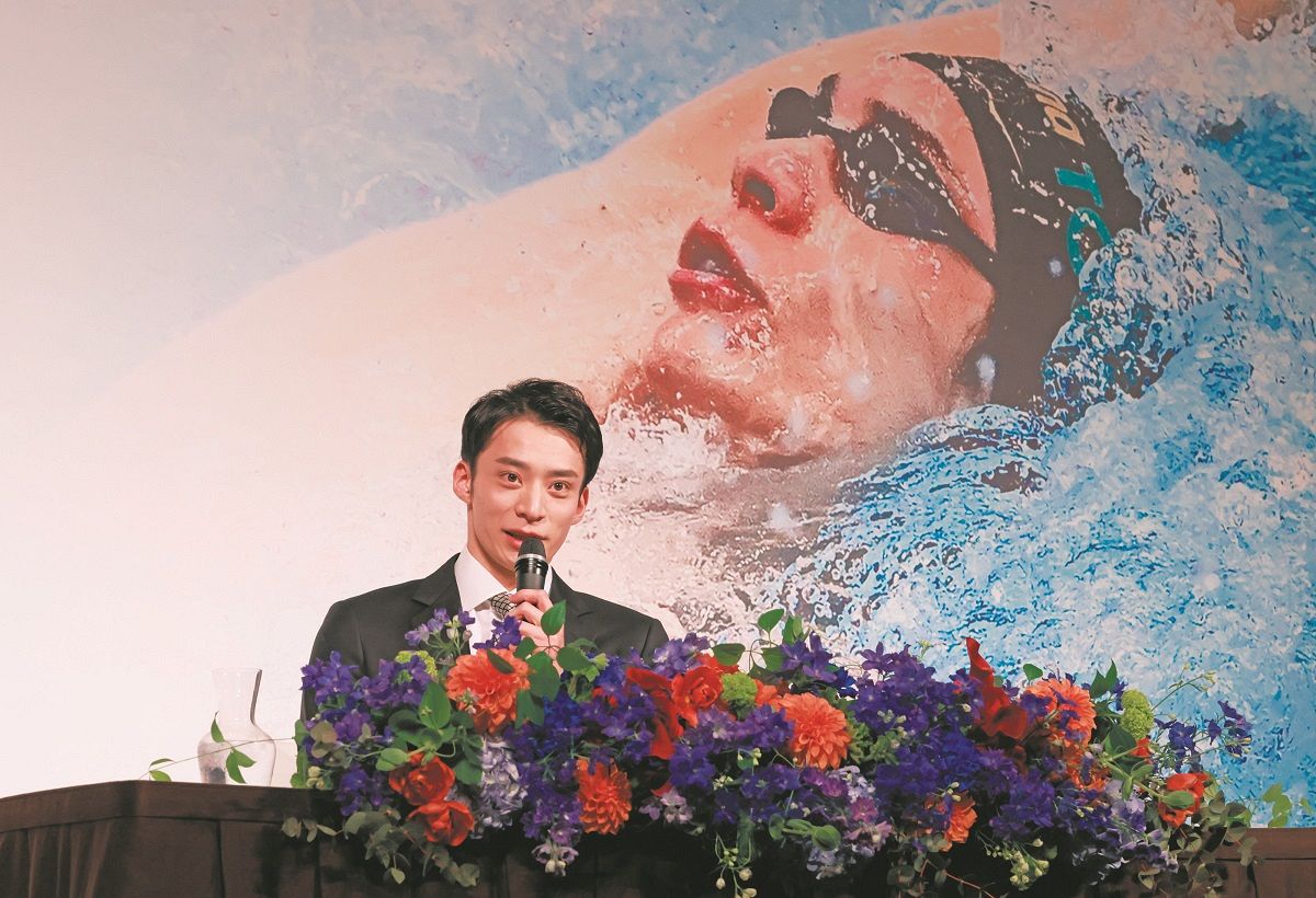 次の目標はフルマラソン !? 競泳・入江陵介が引退会見 4度の五輪出場